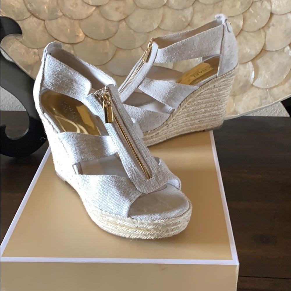 Barely worn MK Linen Wedge